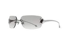 Gentle Monster Ttl 02 BRG Sunglasses Silver Frame Brown Lens Square BOLD Drop