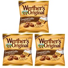 Caramelos duros de café caramelo Werther's originales caramelo, 5,5 oz, paquete de 3