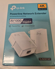 NEW TP-Link AV1000 Gigabit Powerline Network Extender TL-PA7017P KIT