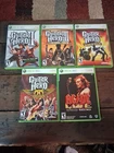 Xbox 360 Guitar Hero 2, 3, World Tour, AC/DC, Aerosmith All With Manuals