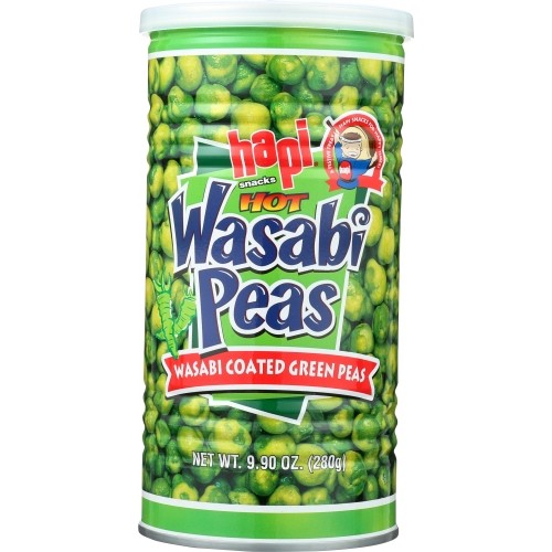 Guisante Wasabi Verde Picante Lata 9.9 Oz (Caja De 12) Por Hapi