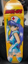 Hook-Ups Skateboard Deck. Nurse Cherry. 8.25in x 32.25in. New. 