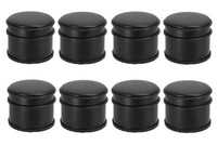 TüRstopper 8Er Set TüRhalter TüRpuffer Edelstahl Mit Gummiringen Ø 9 X H 7,5 Cm