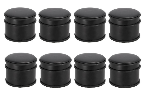 TüRstopper 8Er Set TüRhalter TüRpuffer Edelstahl Mit Gummiringen Ø 9 X H 7,5 Cm-image