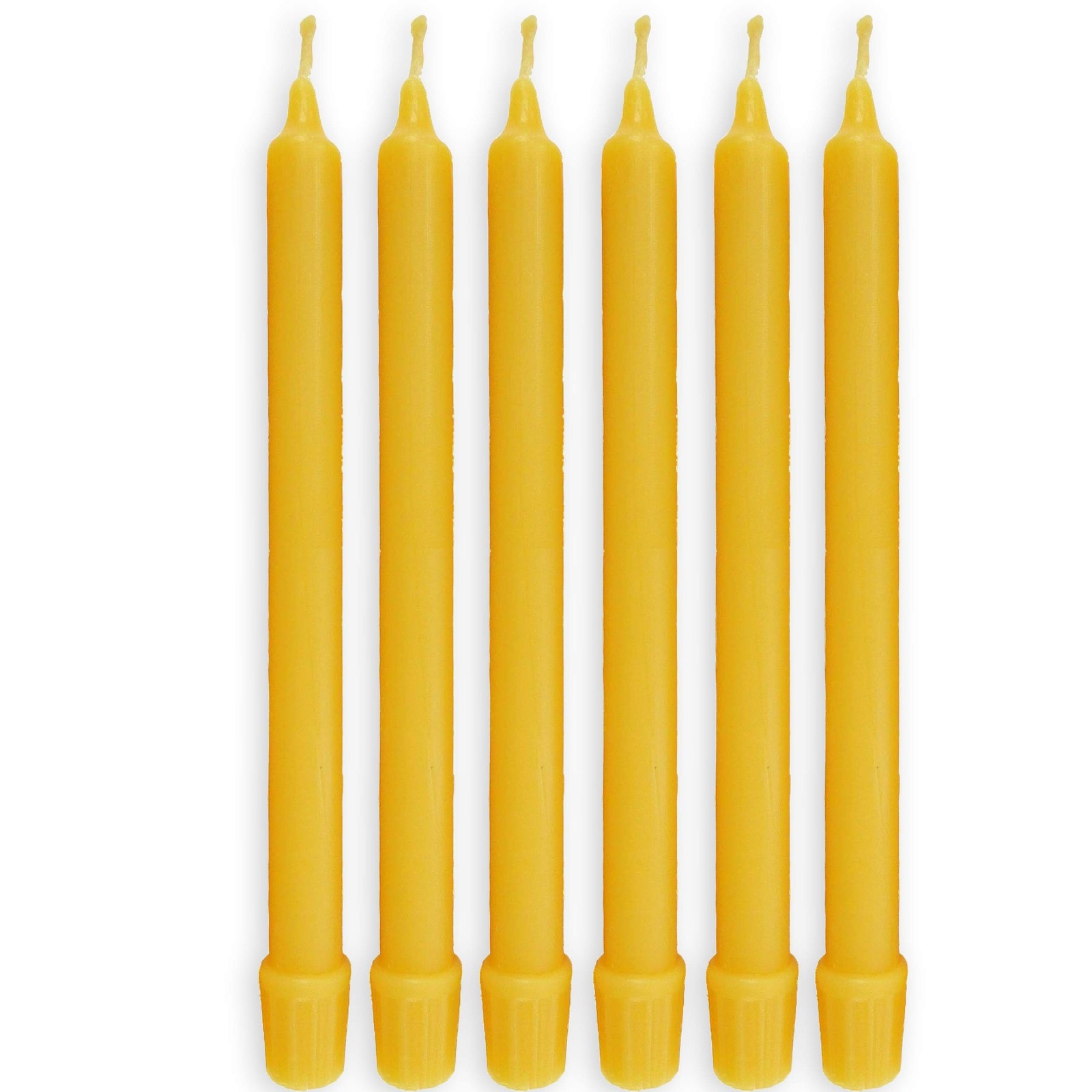 (set Of 6) 8-hour Organic Hand Made - 8 Inches Tall...