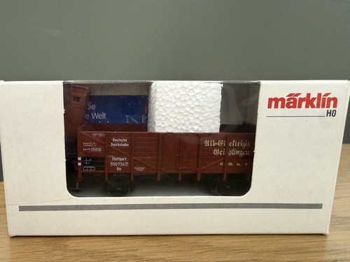 Märklin H0 # 94268 in OVP - offener Güterwagen ALB Elektrizitätswerk der DRG | Condition: Gebraucht