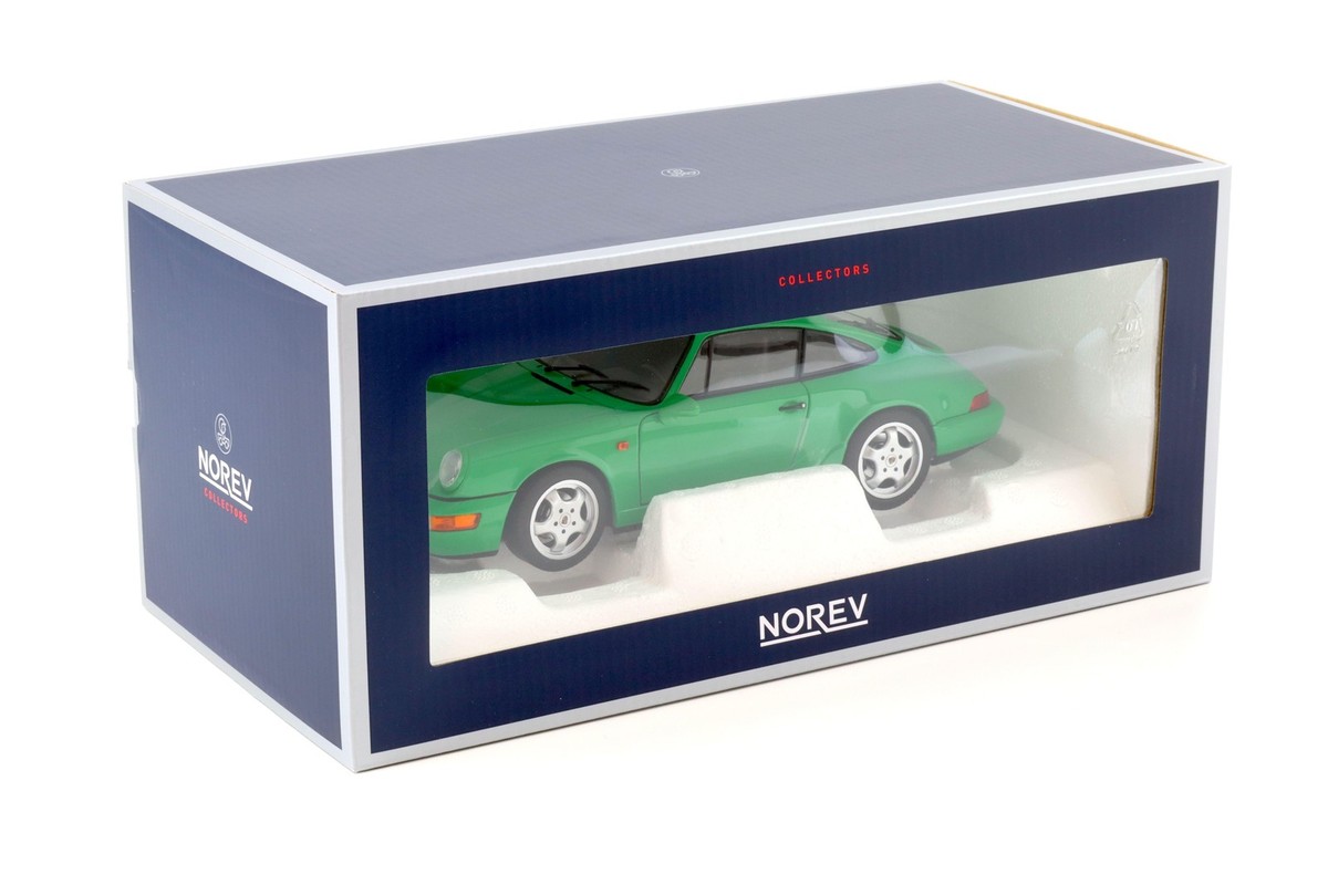 1:18 Norev Porsche 911 (964) Carrera 4 Coupe 1990 Signal