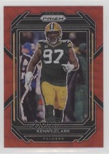 2022 Panini Prizm Red Wave Prizm /149 Kenny Clark #110