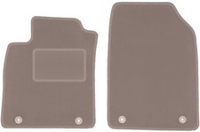 Fußmatten Automatten Vorne Velours Beige für Opel Signum 2003-2008
