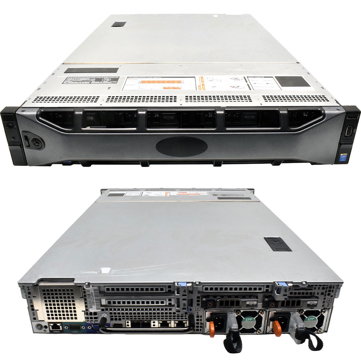 Servidor Dell PowerEdge R730xd 2U sin CPU y RAM 2x enfriadores 12x3.5"+ 2x2.5" H330mini