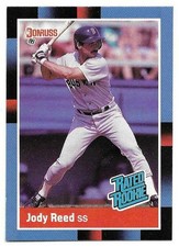 JODY REED 1988 DONRUSS ROOKIE CARD NM-MT+/NM-MT CONDITION. rookie card picture