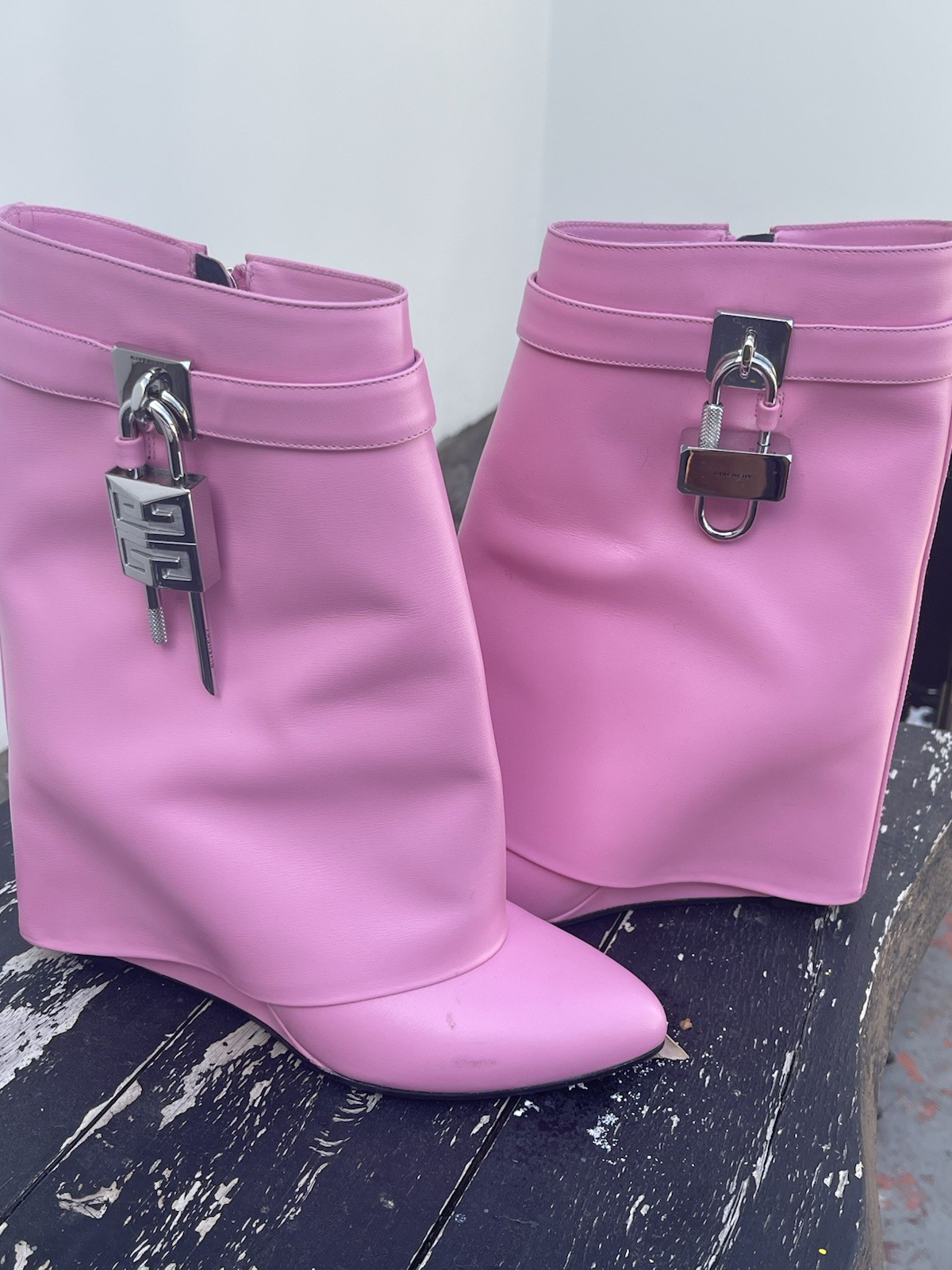 Givenchy shark Lock Ankle Boots - image 9