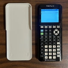 Texas Instruments Ti 84 Plus CE Graphing Calculator Black No Charger Tested