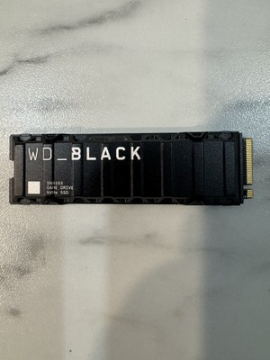 Western Digital WD_BLACK SN850X 1TB NVMe Internal SSD with Heatsink