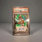 2024 Topps Inception - Autographs Drake Maye #RADM Green /150 (AU, RC)  PSA 8