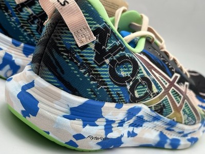 Women s ASICS Gel Noosa Tri 13 Running Shoes Black Blue Green Athletic Size 8.5