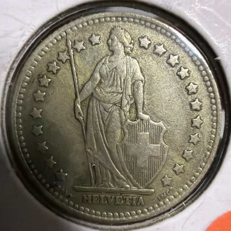 1946 Swiss 1 Franc Silver T451
