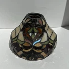 Vintage Spectrum Lighting Tiffany Style Slag Glass Lamp Shade