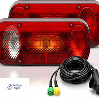 AnhäNger RüCkleuchten 2 StüCk 12V 5,5M Kabel 13