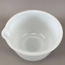 Vintage Glasbake Milk Glass Mixing Bowl Replacement Mixer 14 Nestable Nesting