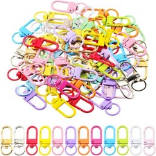 Keychain clip 60pcs Swivel Snap Lobster Claw KeychainClasps Lanyard Hardware Key
