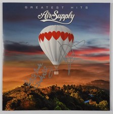 Air Supply JSA Signed Autograph Record Vinyl Graham Russell Hitchock