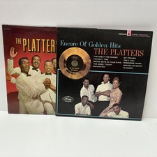 Vintage Lot of 2 The Platters Records Vinyl Mercury Records 50s