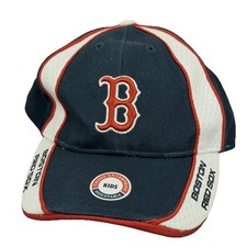 Boston Red Sox Hat Strap Back Kids' Cap Navy MLB Baseball Mesh Panels