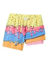 Boys Swim Trunks with Compression Liner Quick Dry Bathing Suits  compression