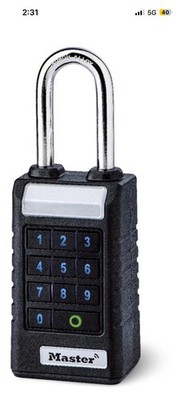 Master Lock 6400LJENT Professional Bluetooth Smart Padlock Bluetooth new