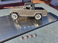 Vintage Tonka Chrome Plated 1968-73 Raised Rib Style Hub Caps OTP64