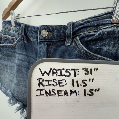KanCan Jeansshorts Damen Größe 9/28 roher Saum abgenutzt KC8628D - Bild 6 von 6