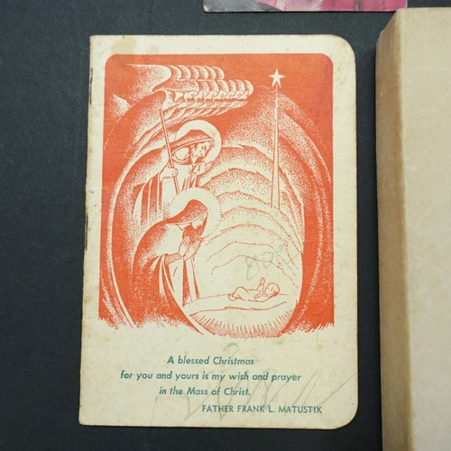 Vintage Religious Catholic Prayer Cards St Andrew Missal Box 1950s Lot of 26 - Picture 12 of 17