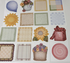 Creative Memories Silhouette Journal Mats Set of 20 Mix  Match Journaling