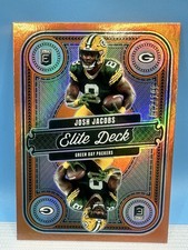 Josh Jacobs 2025 Panini Donruss Elite Deck Orange /199 #7 Green Bay Packers F223