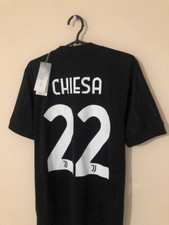 Juventus 2021 2022 Away Soccer Football Shirt CHIESA #22 Adidas GS1438 sz S Mens