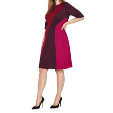 Colour Block Panelled UK SIZE 16 STUDIO 8 Dress Office Party Wedding | UK SALE