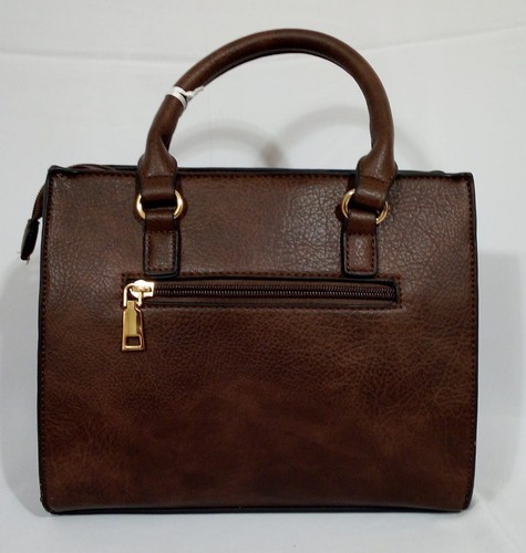 La Terre Fashion Vegan Woman’s Handbag Brown - Picture 2 of 7