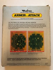 🔥 Armor Attack for Vectrex TESTED in box with insert and authentic overlay