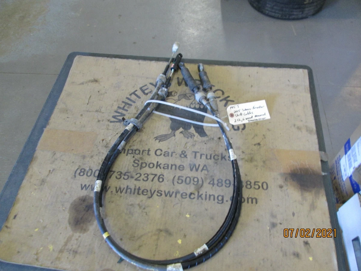 2015 Subaru Forester Manual Transmission Shifter Cables, 2.5L, 6.