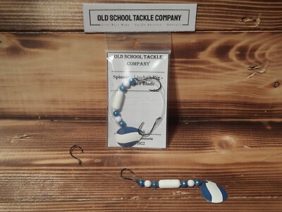 2-Hook Floating Crawler Harness - Size #2 Colorado Blade - 4'/48 -15lb- #4 Hooks
