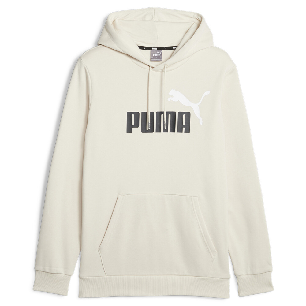 Puma Essentials  Logo Pullover Hoodie Mens Beige Casual Outerwear 84684987