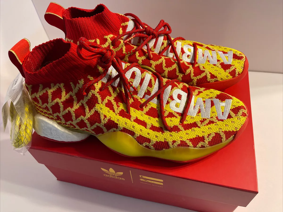 Size 9.5 adidas Crazy BYW x Pharrell Chinese New Year 2019