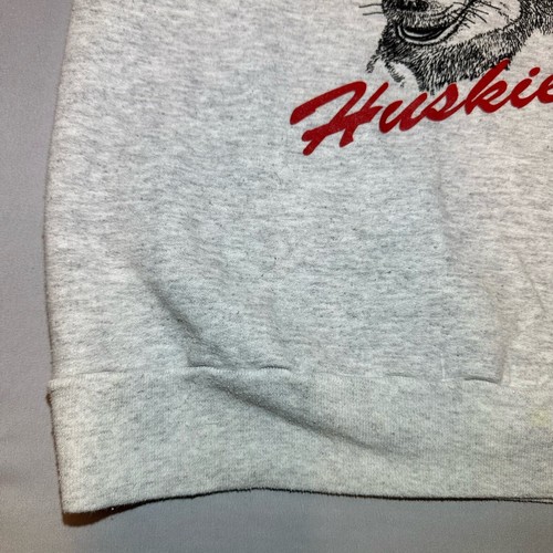 Vintage 90s Crewneck Sweatshirt Heritage Oak Huskies YOUTH SIZE * - Picture 14 of 19