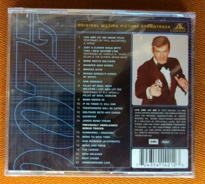 【レコード】　007 サントラ　レコード6枚セット JAMES BOND 007 Remastered Live And Let Die Soundtrack / Movie CD