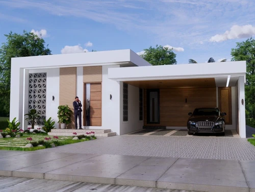 40x59 Feet House Plans 12x8 Meter 3 Beds 3 Baths Terrace Roof PDF (A4 Hard Copy)