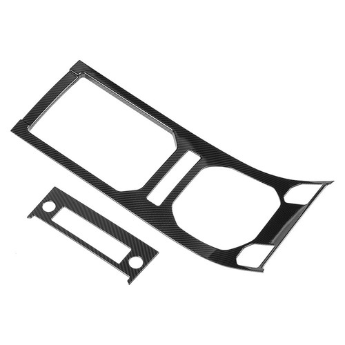2pcs Carbon Fiber Style Center Console Gear Panel Trim For Evoque - Picture 6 of 8