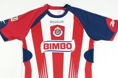 ウェア Camisa Titular Foggia 2009-10 Vintage Reebok 2009-2010 Chivas De Guadalajara Soccer Jersey Size