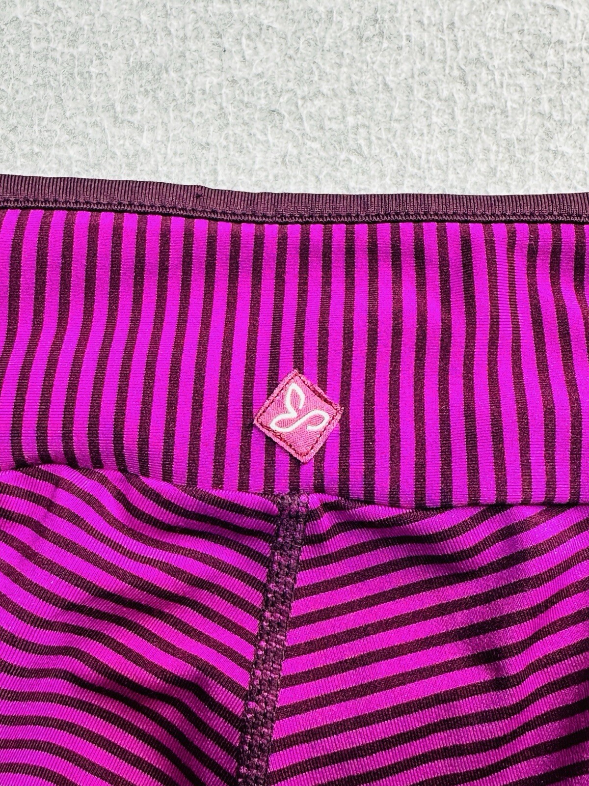 PrAna Yoga Pants Womens Extra Small Pink Purple Stretch Athletic Gym Ladies-image