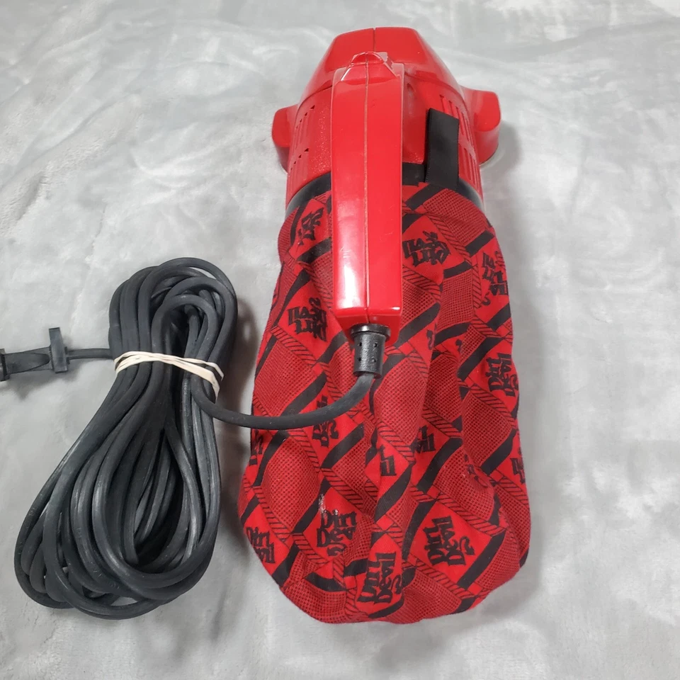 Dirt Devil Royal Hand Vacuum Red Corded Tested & Working Vintage Model DD120 - Image 4 of 4